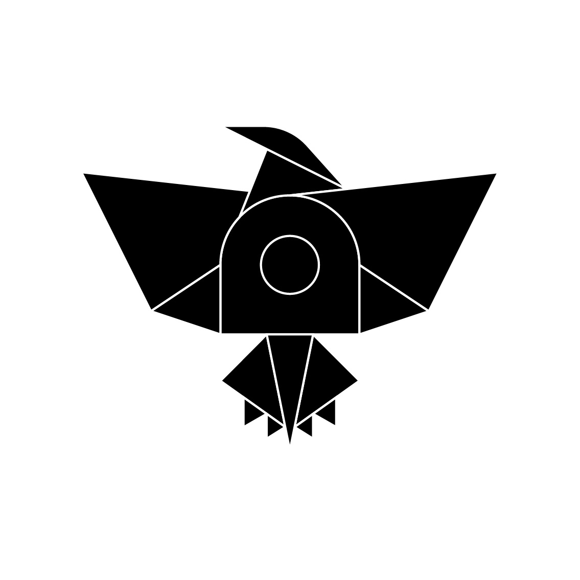 Markut Siyah İkon Logosu, JPG Formatında