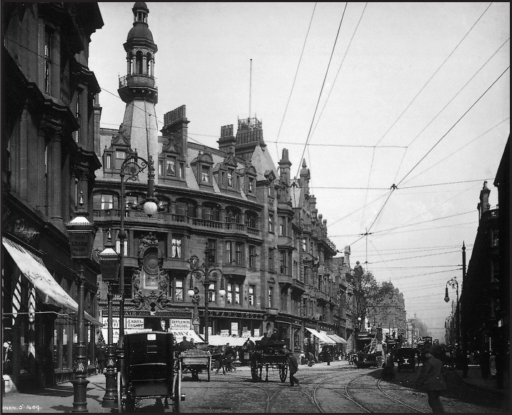 Glasgow Şehri eski fotoğraf