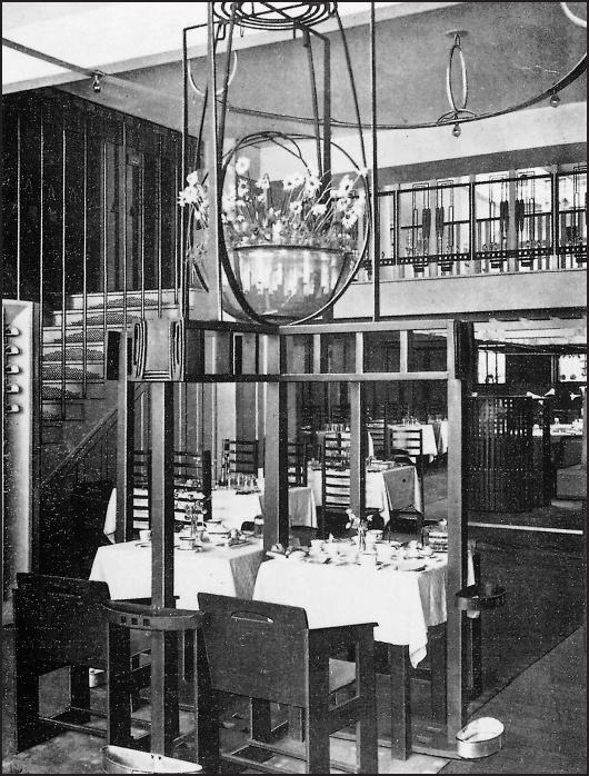 1905'te Willow Tea Rooms.