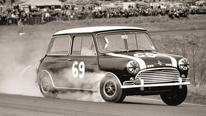 1965, bir Mini yarış arabası