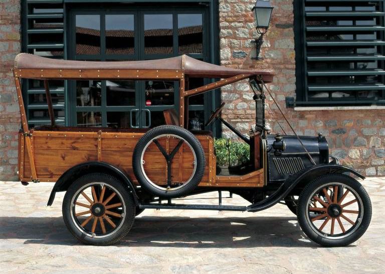 Ford Model T Ahşap Yan Görünüş, Pick Up