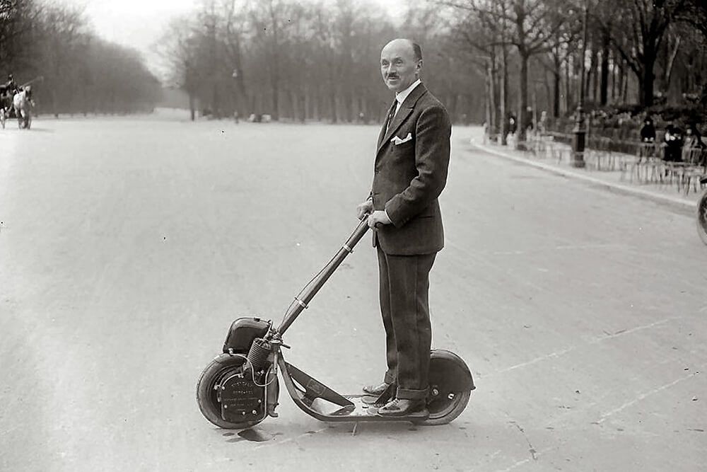 Scooter Tarihi - Autoped patent sahibi, Arthur Hugo Cecil Gibson, 1915