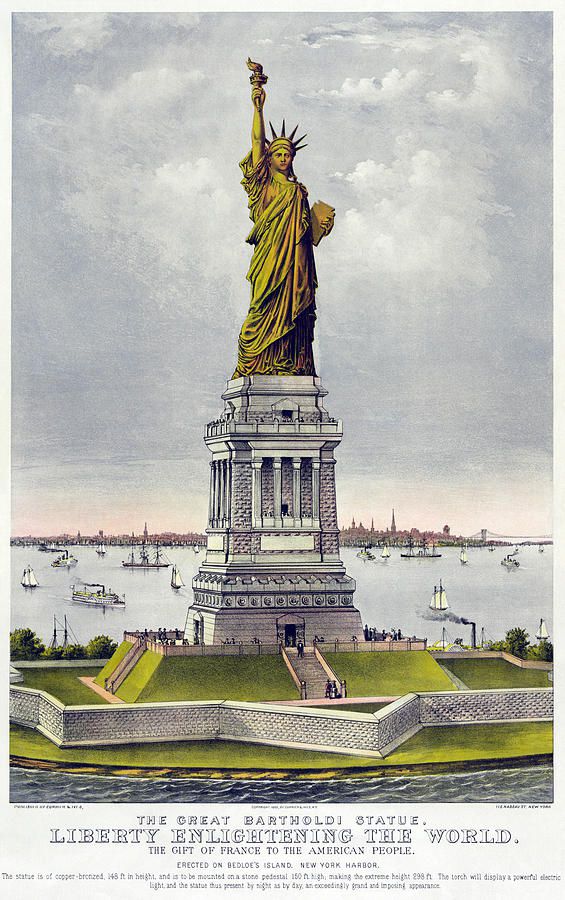 Amerikan Rüyası, Özgürlük Anıtı, Lithograph