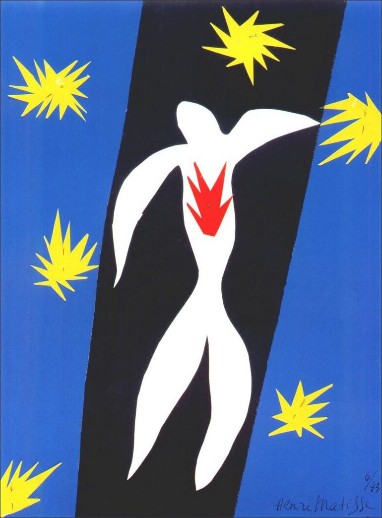 Henri Matisse, Kolaj, The Museum of Modern Art, New York, 1953